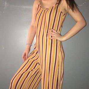 Striped jumpsuit